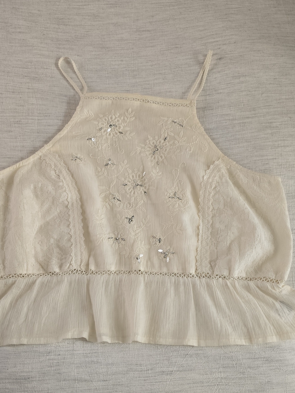 Idyllwind Embroidered Sequin Cami Size:Large